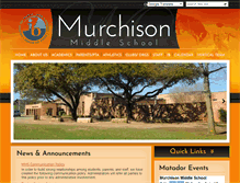 Tablet Screenshot of murchisonmatadors.org